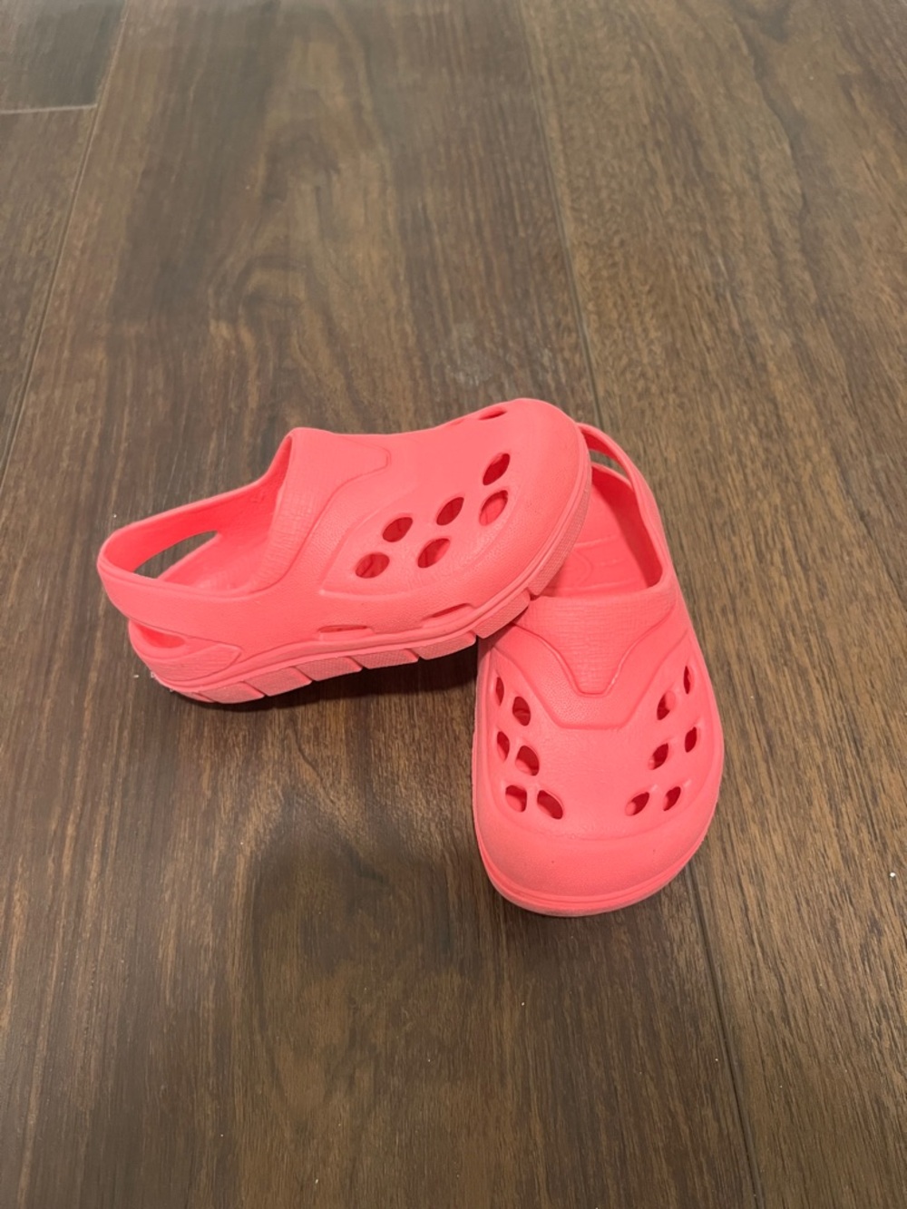 Kids Coral Pink Slip-On Clog
